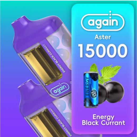 Again Aster 15K Disposable — Energy Black Currant