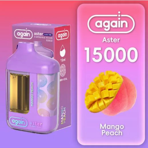 Again Aster 15K Disposable — Mango Peach