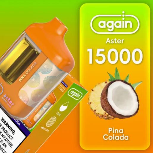 Again Aster 15K Disposable — Pina Colada