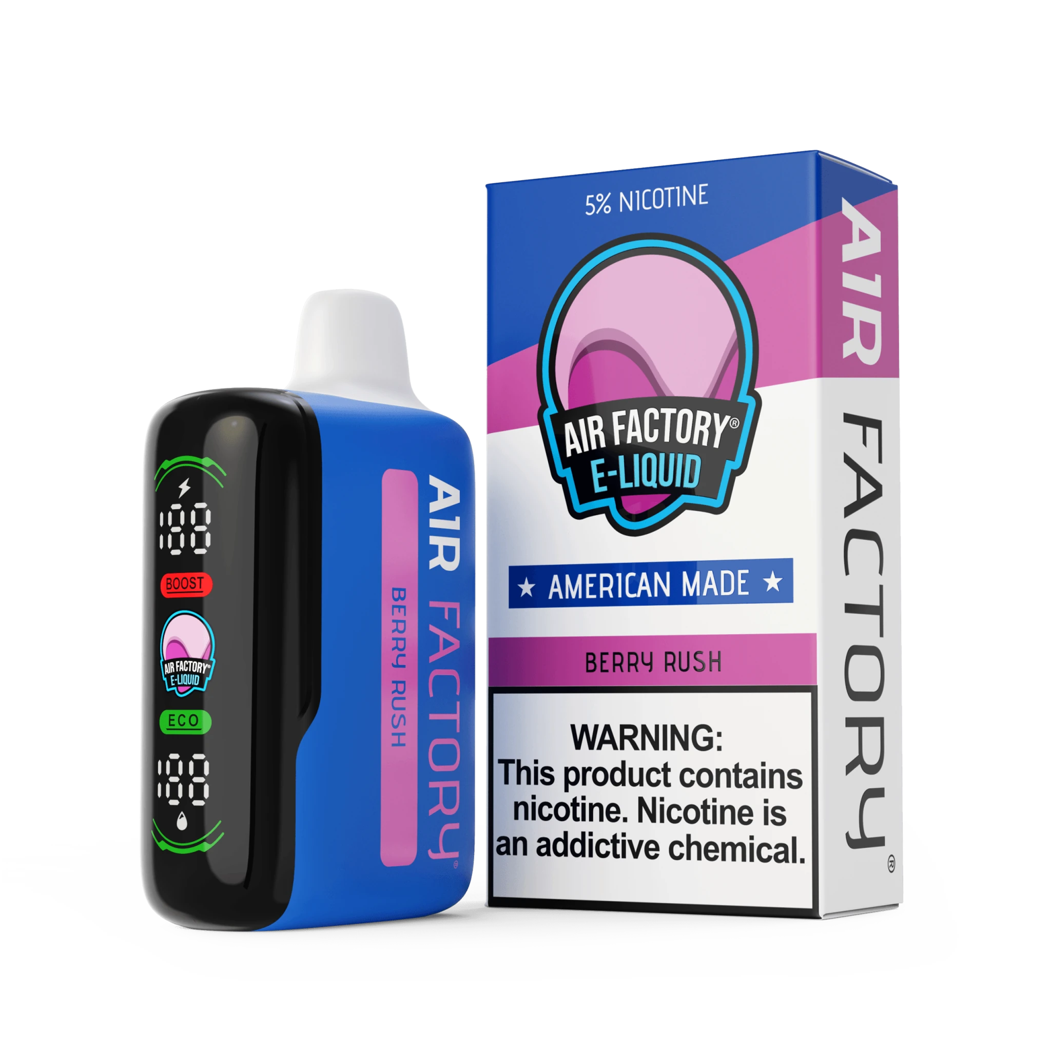 Air Factory 20K Puff Disposable — Berry Rush