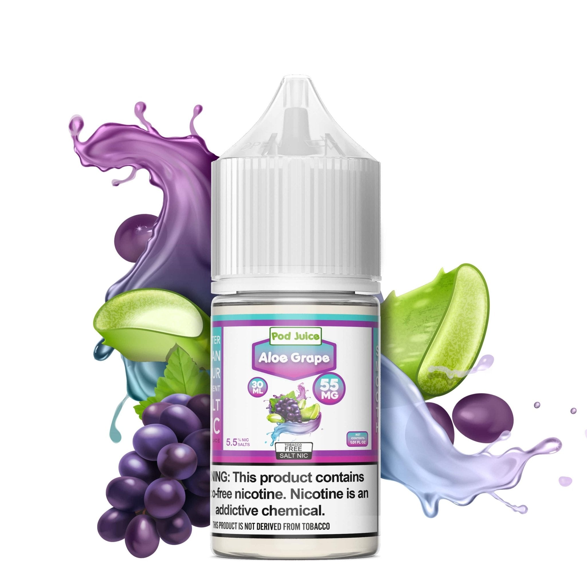 Pod Juice Salt - 30mL — Aloe Grape