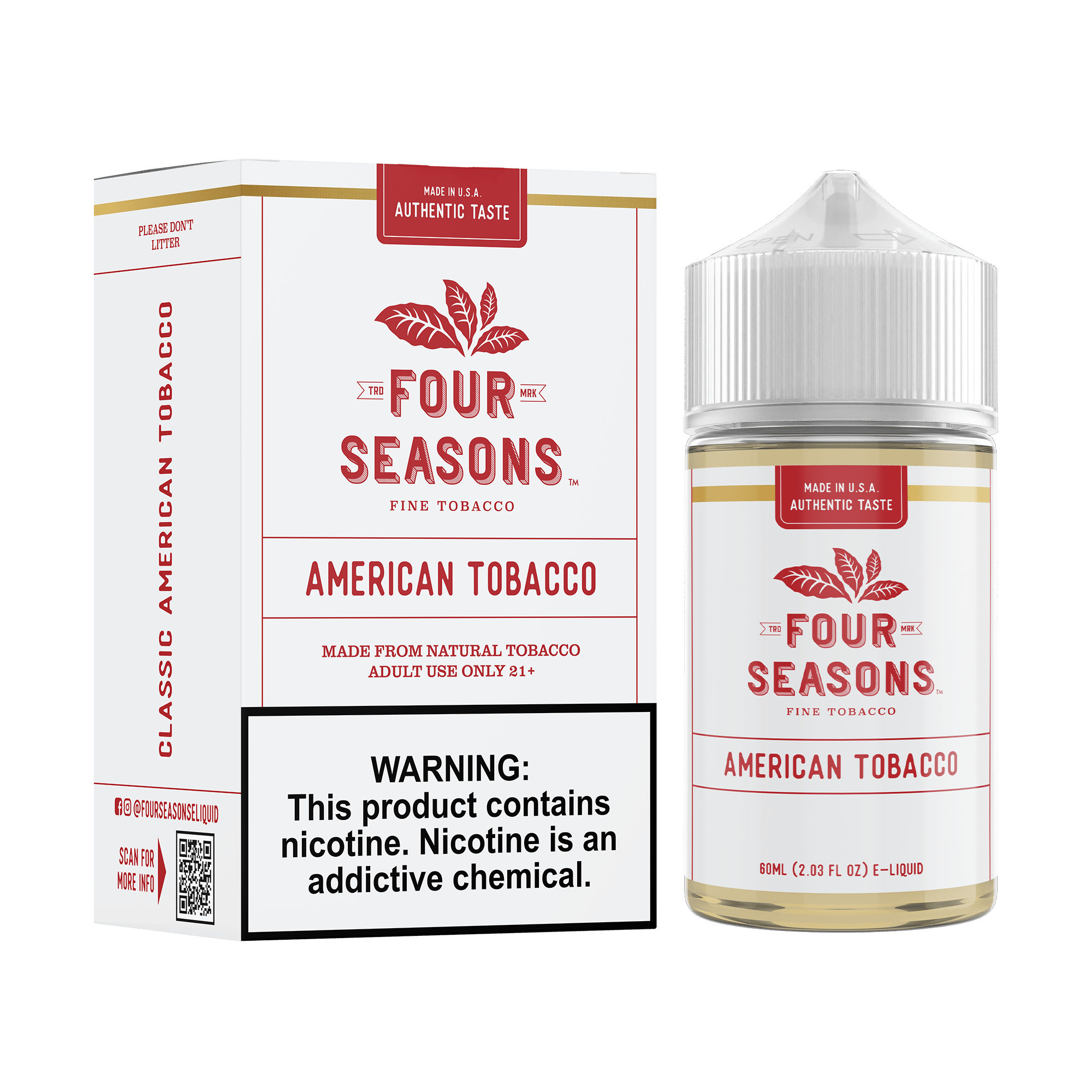 Four Seasons - 60mL — American Tobacco