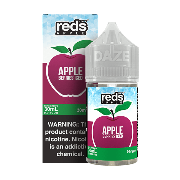 Red's Apple E-Juice by 7 Daze Salt - 30mL — Apple Berries ICED