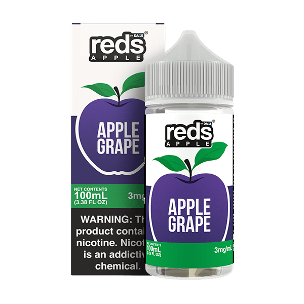 Red's Apple E-Juice by 7 Daze - 100mL — Apple Grape