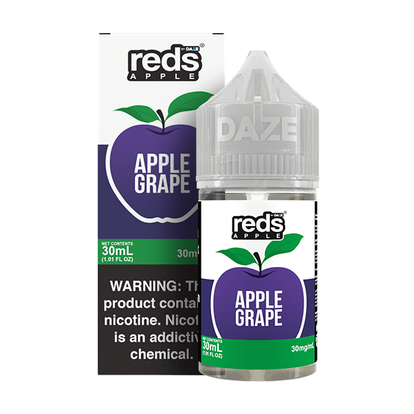Red's Apple E-Juice by 7 Daze Salt - 30mL — Apple Grape