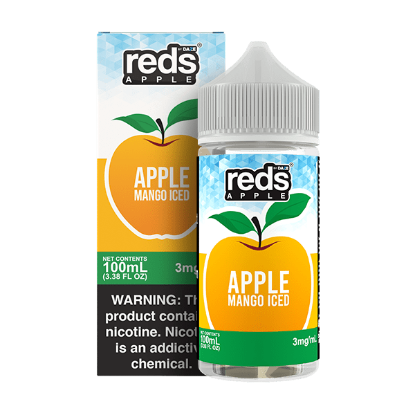 Red's Apple E-Juice by 7 Daze - 100mL — Apple Mango ICED