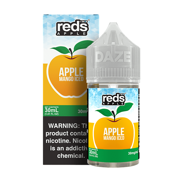 Red's Apple E-Juice by 7 Daze Salt - 30mL — Apple Mango ICED