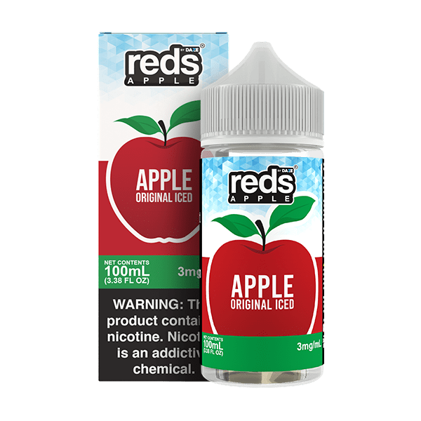 Red's Apple E-Juice by 7 Daze - 100mL — Apple Original ICED