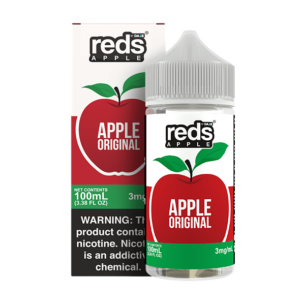 Red's Apple E-Juice by 7 Daze - 100mL — Apple Original