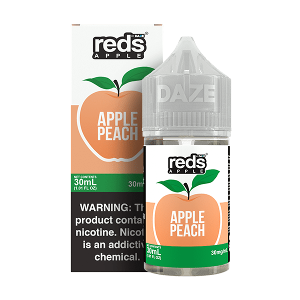 Red's Apple E-Juice by 7 Daze Salt - 30mL — Apple Peach