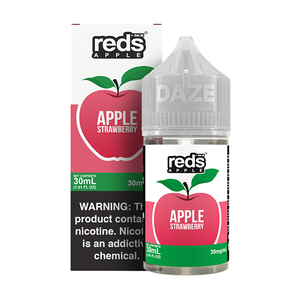 Red's Apple E-Juice by 7 Daze Salt - 30mL — Apple Strawberry