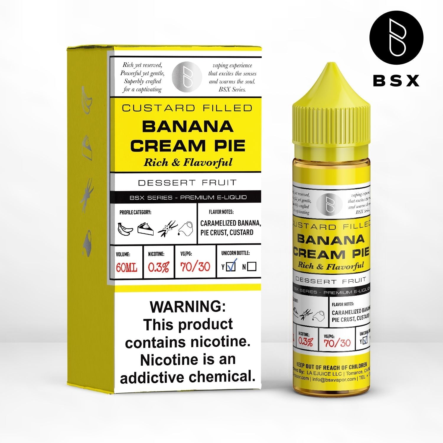 BSX Series - 60mL — Banana Cream Pie