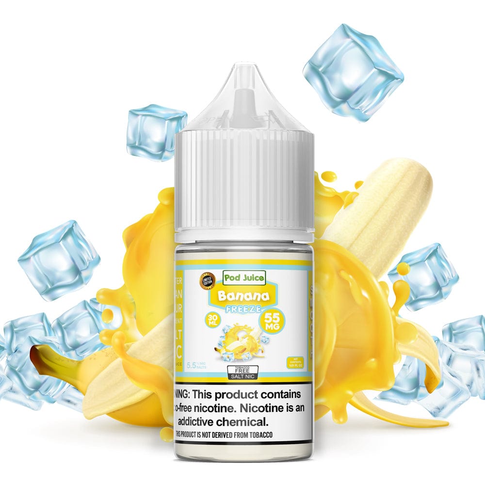 Pod Juice Freeze Salt - 30mL — Banana FREEZE