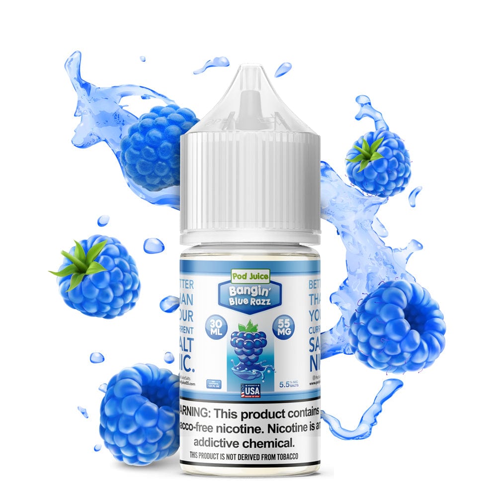 Pod Juice Salt - 30mL — Bangin' Blue Razz