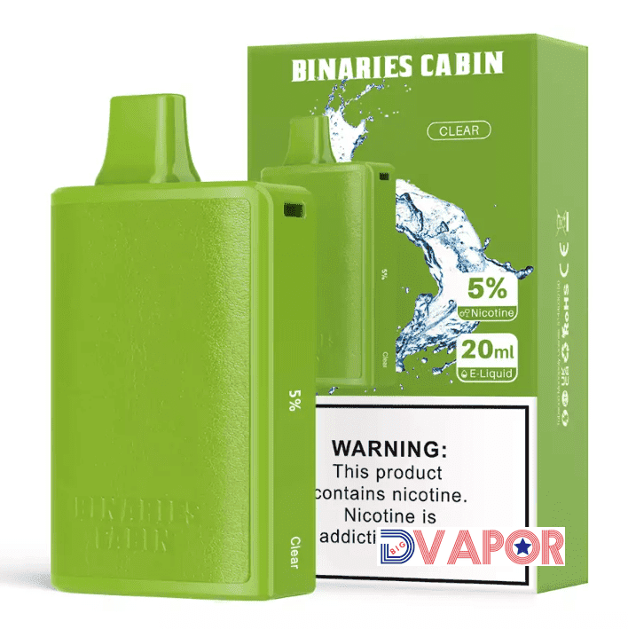 Binaries Cabin 10,000 Puff by Horizon Tech | 20ml — Clear