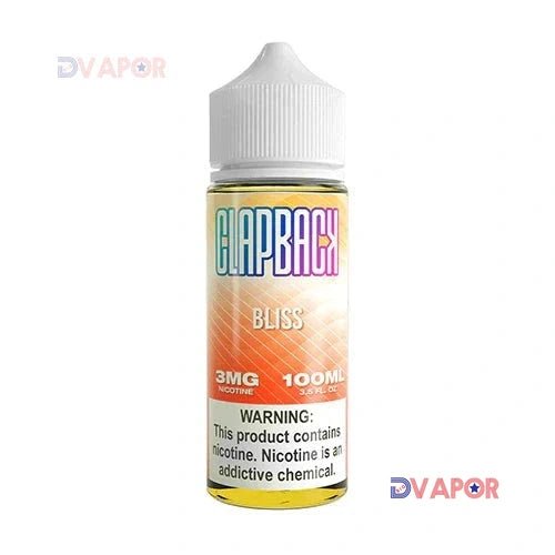 Bliss - Clapback E-Liquid 100ml — 3mg