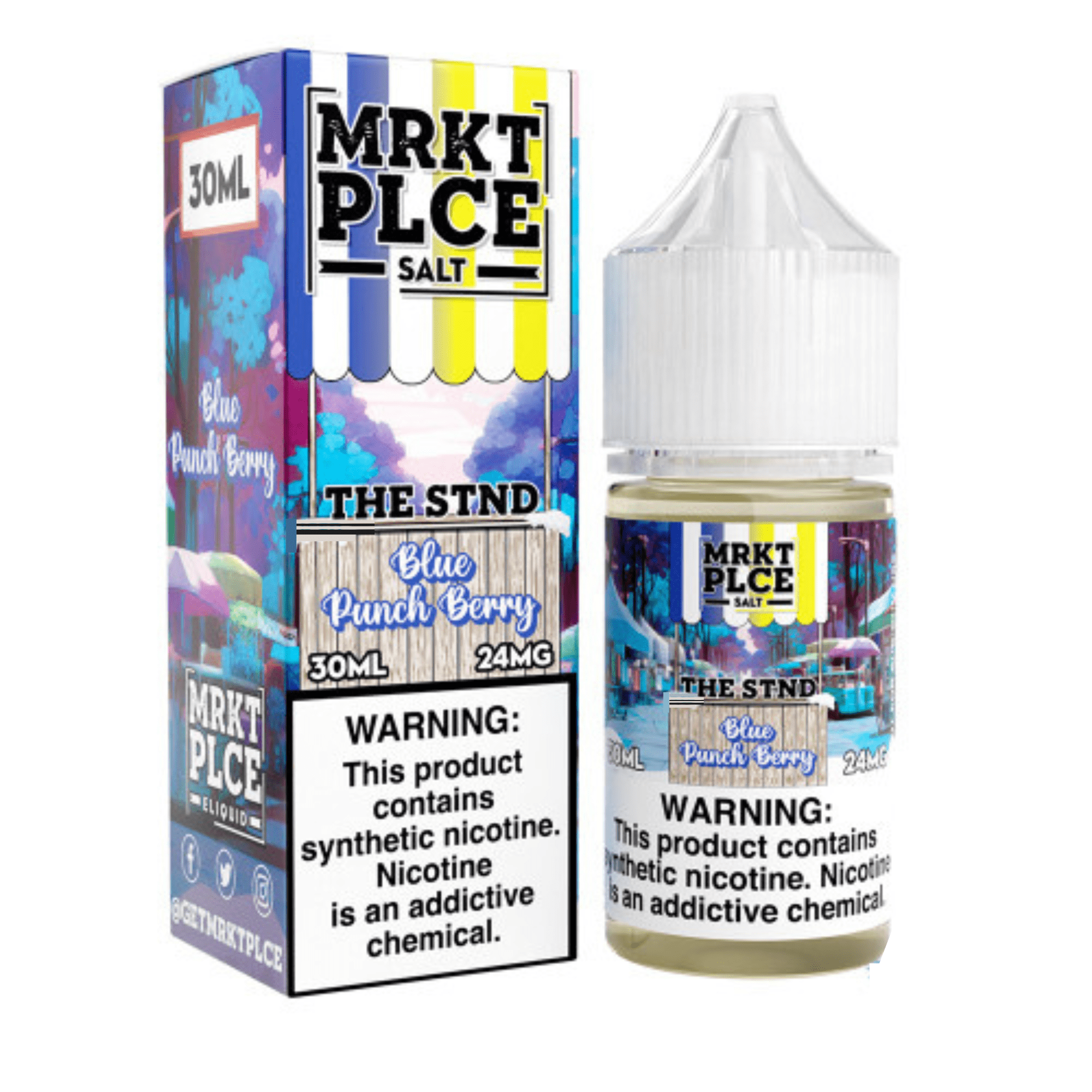 MRKT PLCE Salt - 30mL — Blue Punch Berry