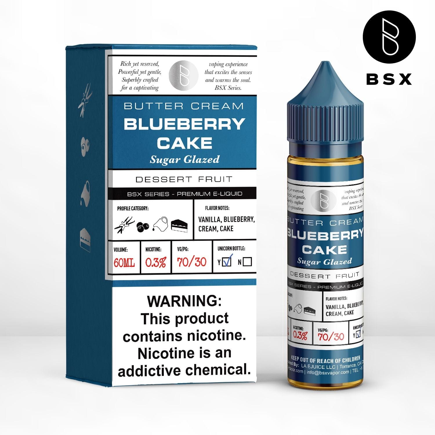 BSX Series - 60mL — Blueberry Cake