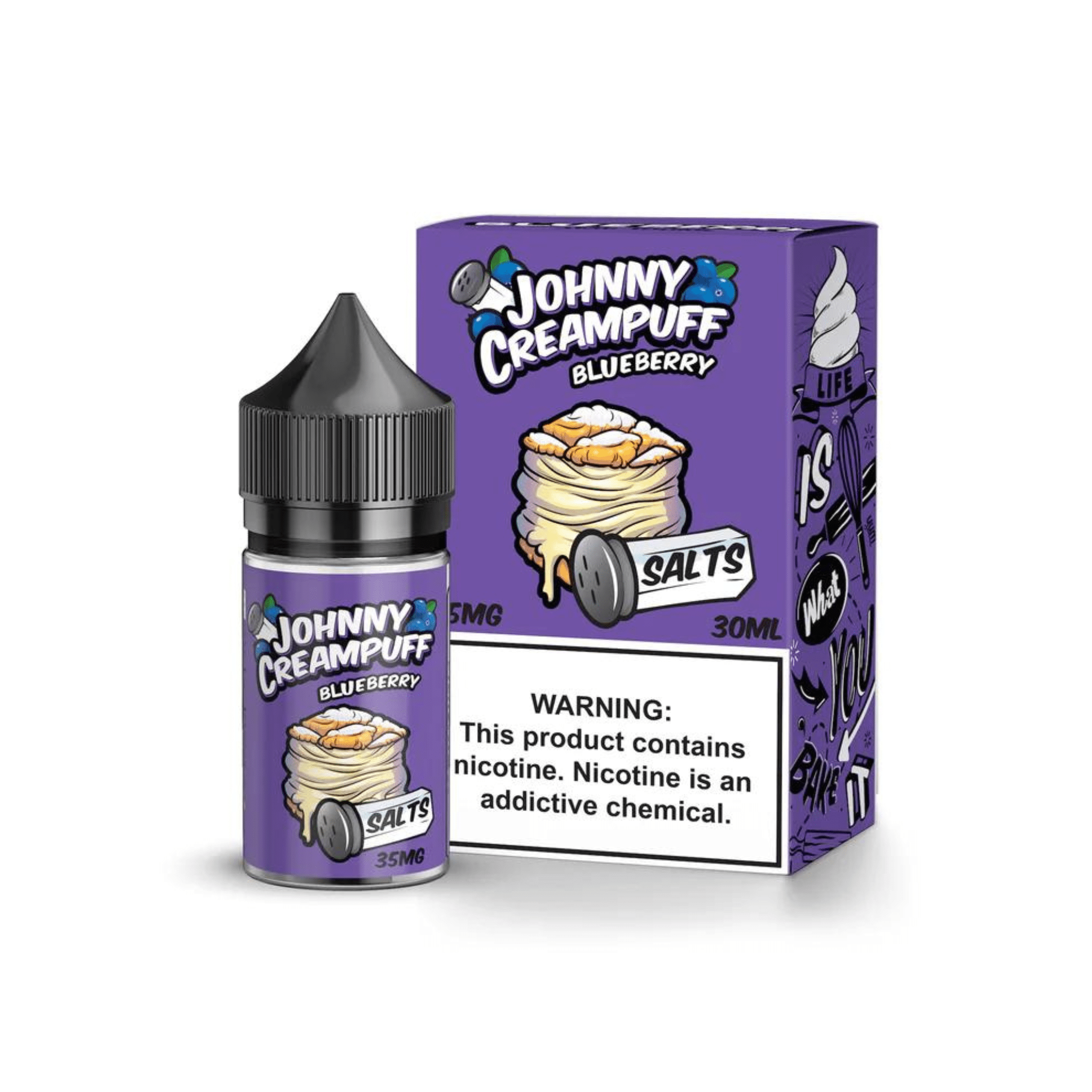 Johnny Creampuff Salt - 30mL — Blueberry
