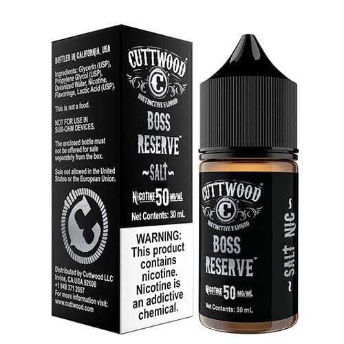 Cuttwood E-Liquids Salt - 30mL — Boss Reserve