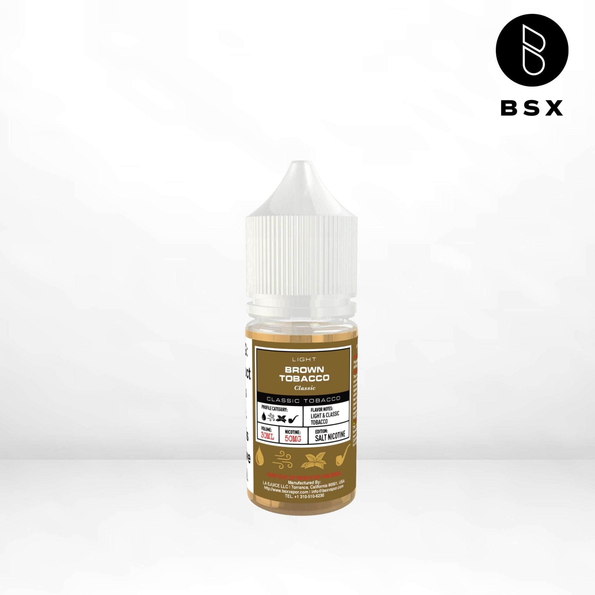 BSX Salts - 30mL — Brown Tobacco