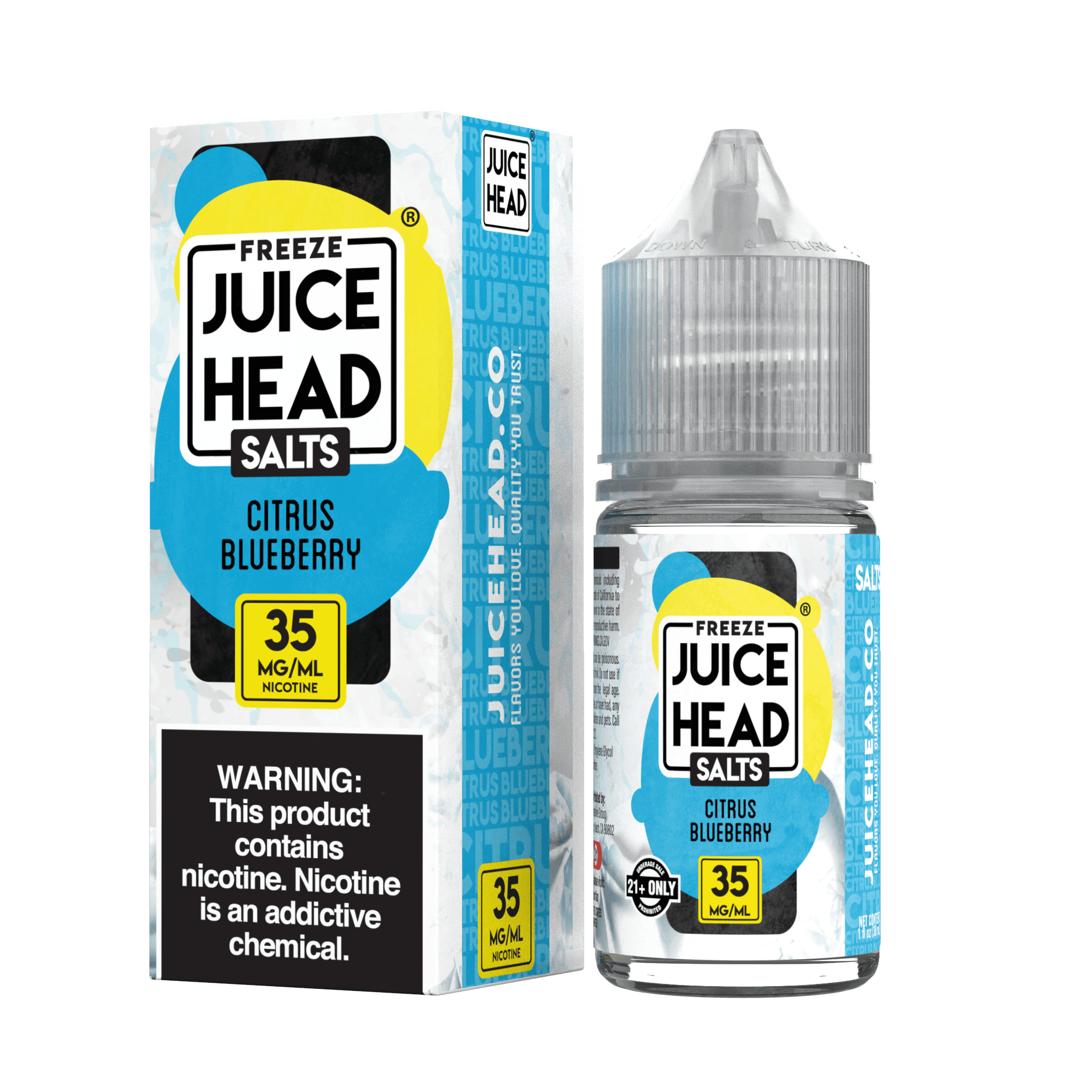 Juice Head Salt - 30mL — Citrus Blueberry FREEZE