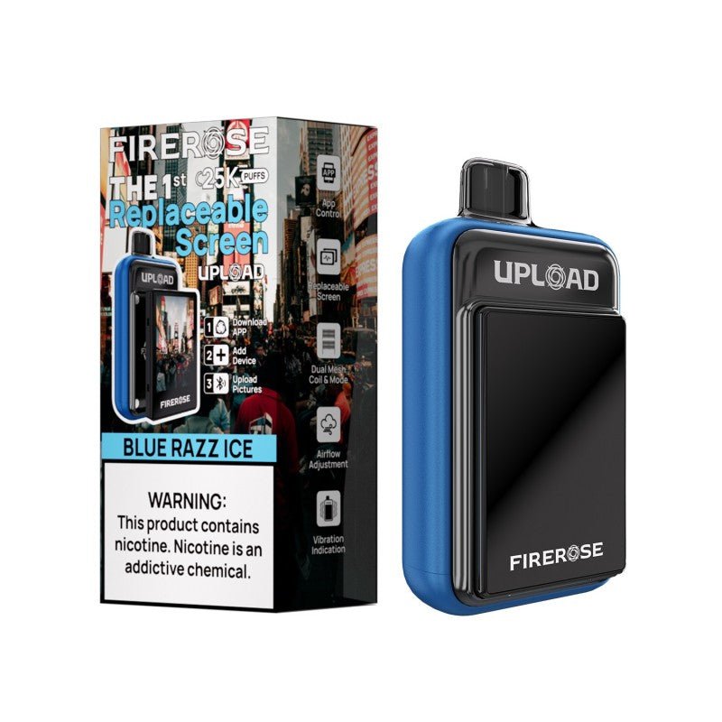 FireRose UPLOAD Vape Kit with Replaceable Color Screen — Watermelon Peach