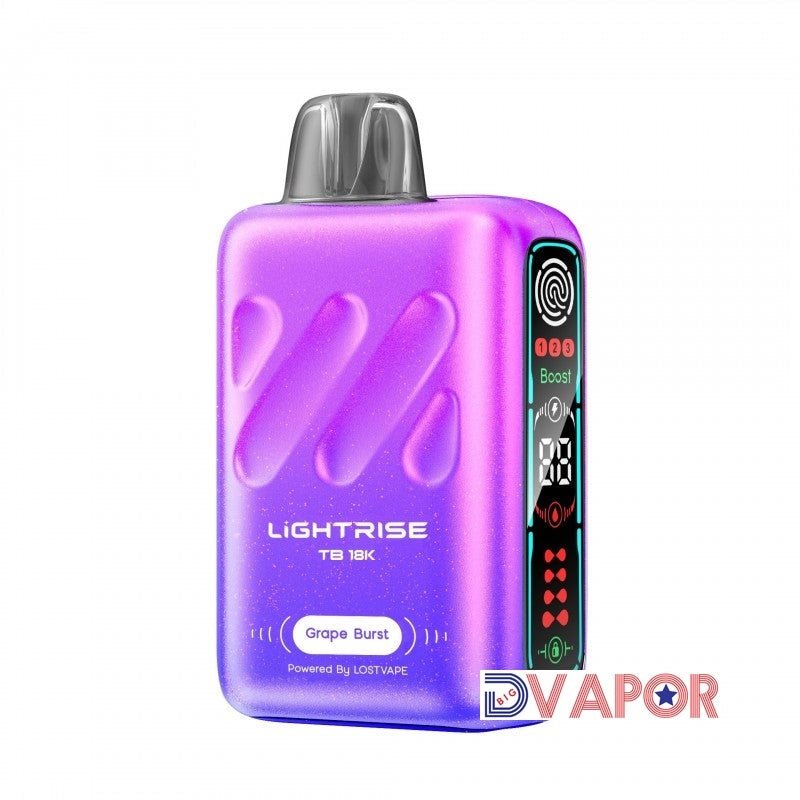 Lightrise TB 18K Disposable by Lost Vape | 5% 18ml — Berry Starburst