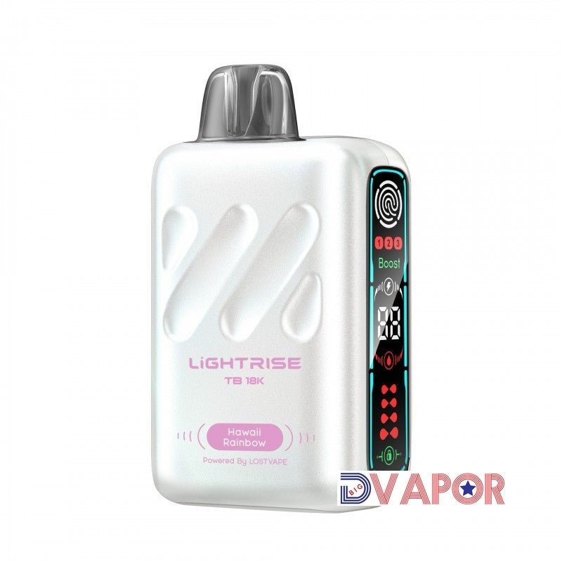 Lightrise TB 18K Disposable by Lost Vape | 5% 18ml — Hawaii Rainbow