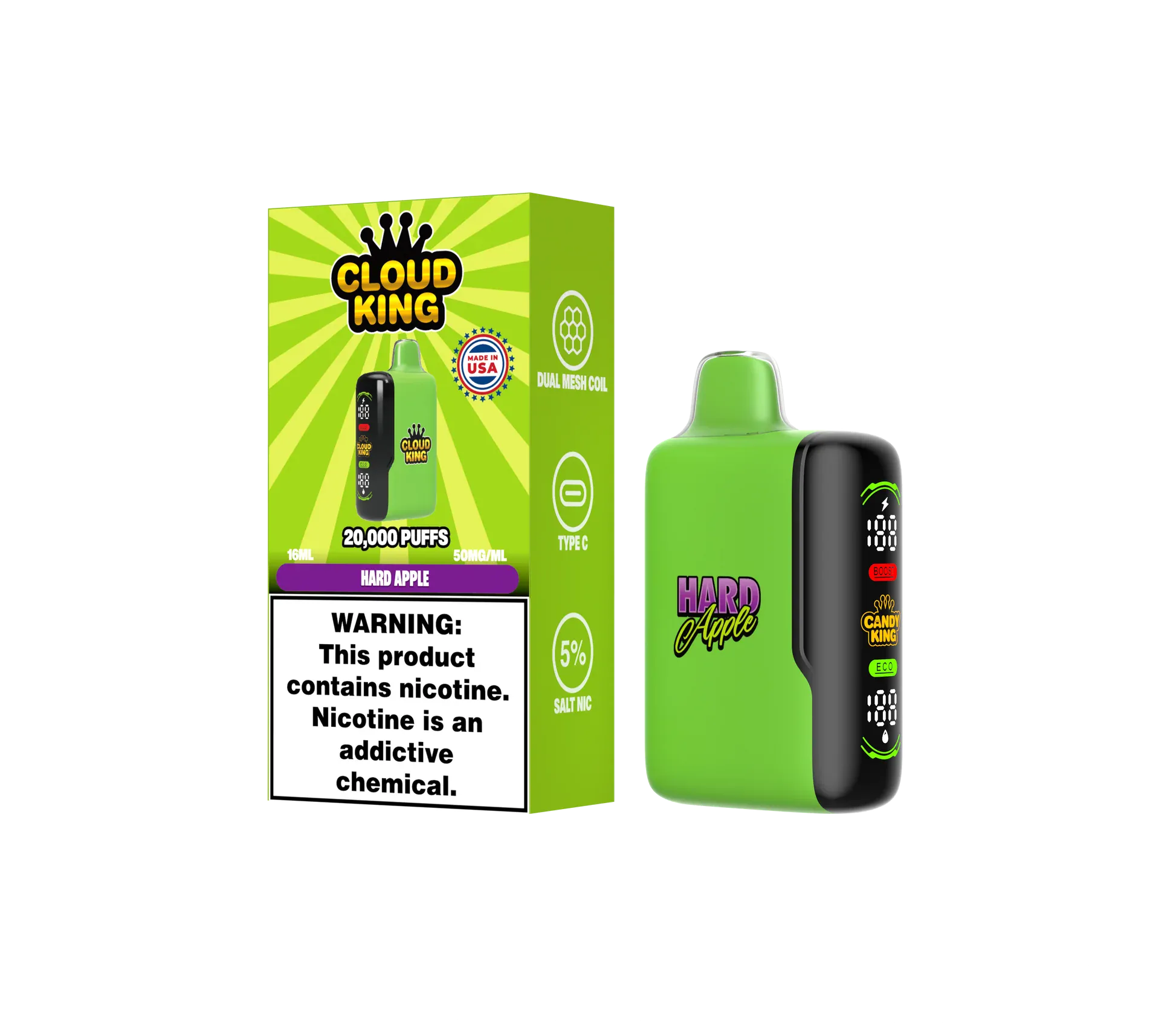 Cloud King CK20000 Disposable — Hard Apple