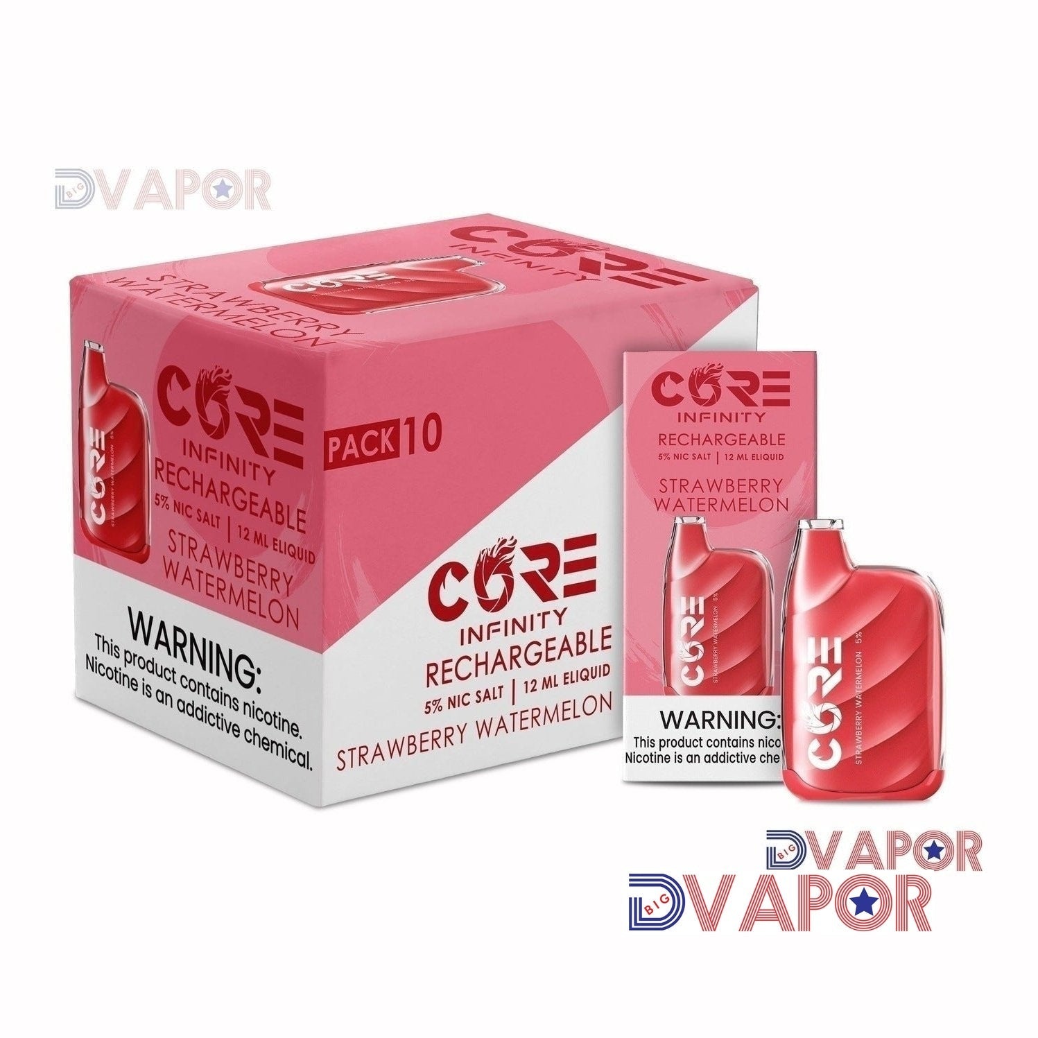Core Infinity CR6000 Disposable | 6000 Puff — Strawberry Bubblegum