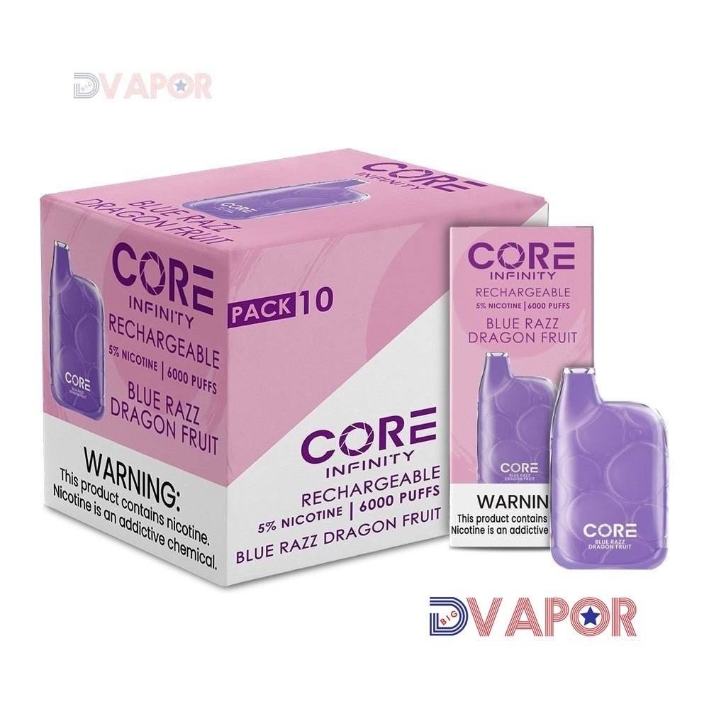 Core Infinity CR6000 Disposable | 6000 Puff — Blue Razz Dragon Fruit