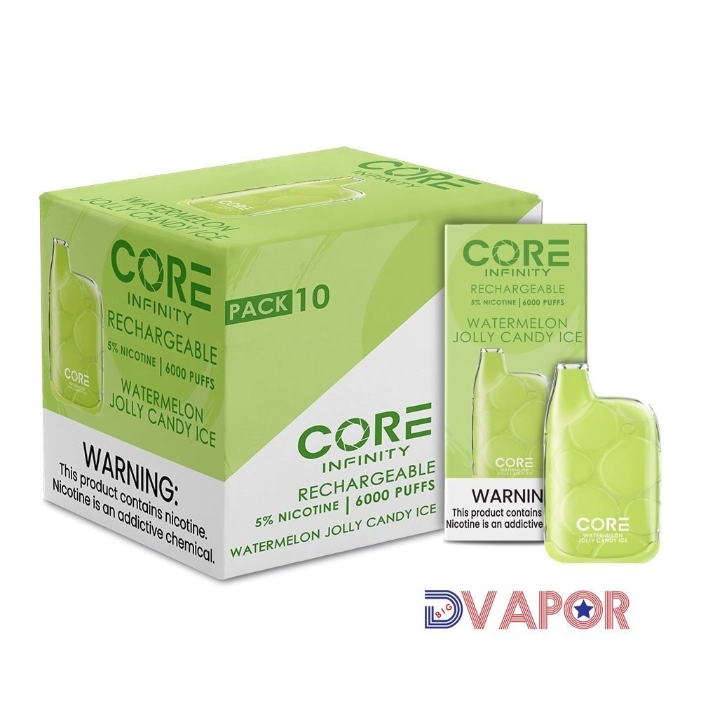Core Infinity CR6000 Disposable | 6000 Puff — Watermelon Jolly Candy Ice