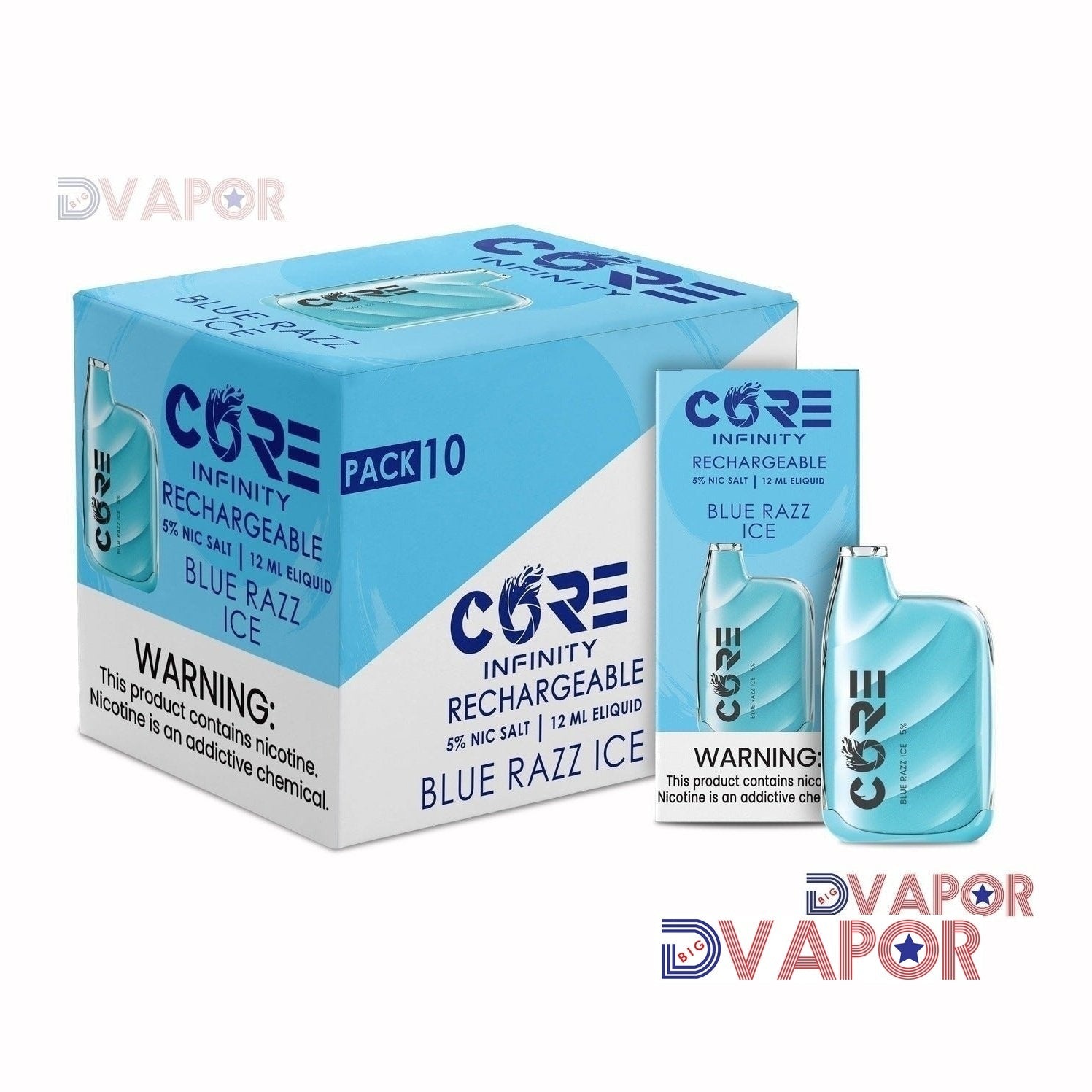 Core Infinity CR6000 Disposable | 6000 Puff — Blue Razz Ice