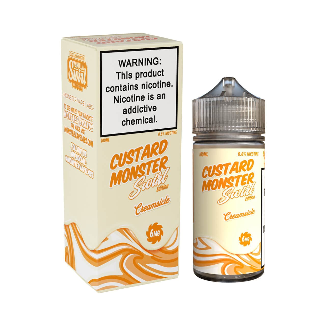 Custard Monster SWIRL EDITION - 100mL — Creamsicle