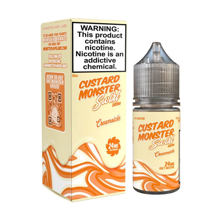Custard Monster SWIRL EDITION Salt - 30mL — Creamsicle