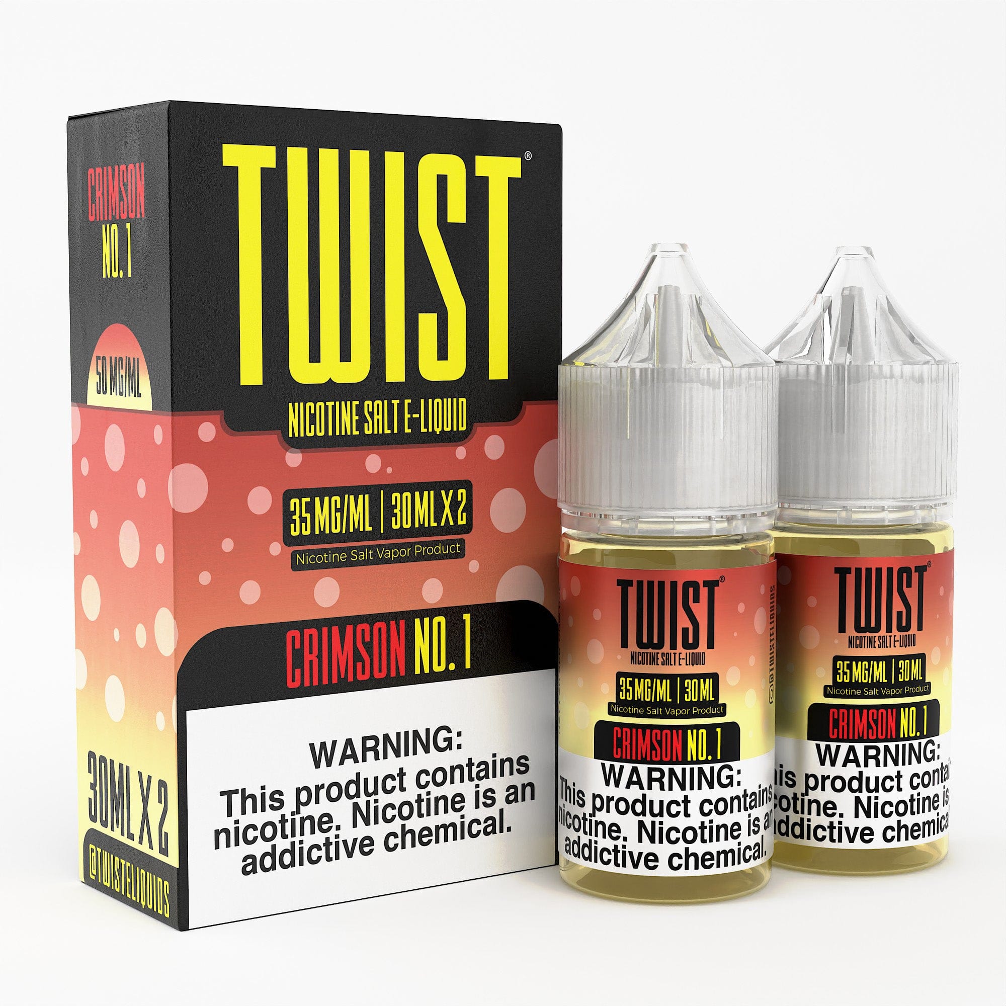 Twist E-Liquids Salt - 60ml (30ml 2-Pack) — Crimson Crush No. 1