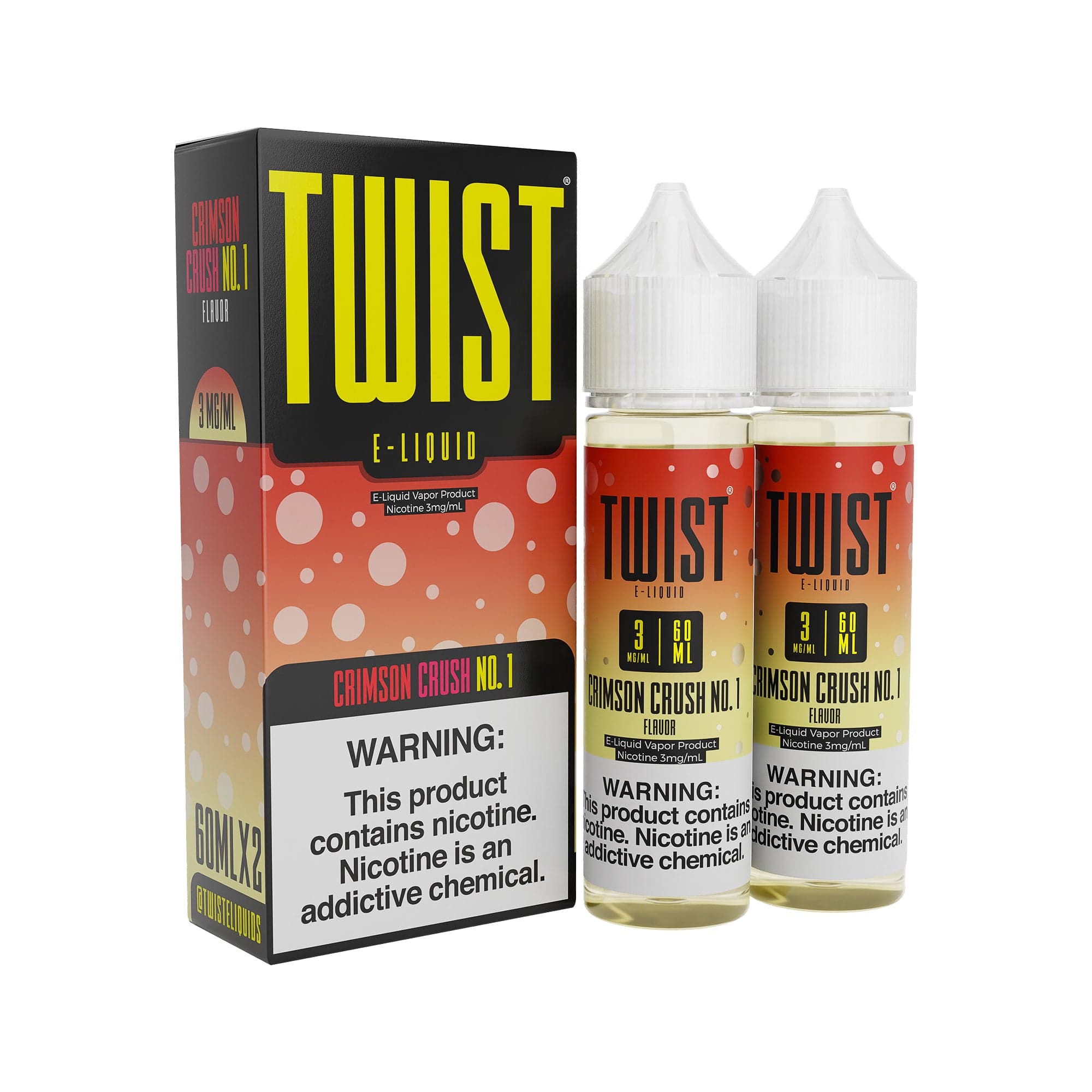 Twist E-Liquids - 120ml (60ml 2-Pack) — Crimson Crush No. 1