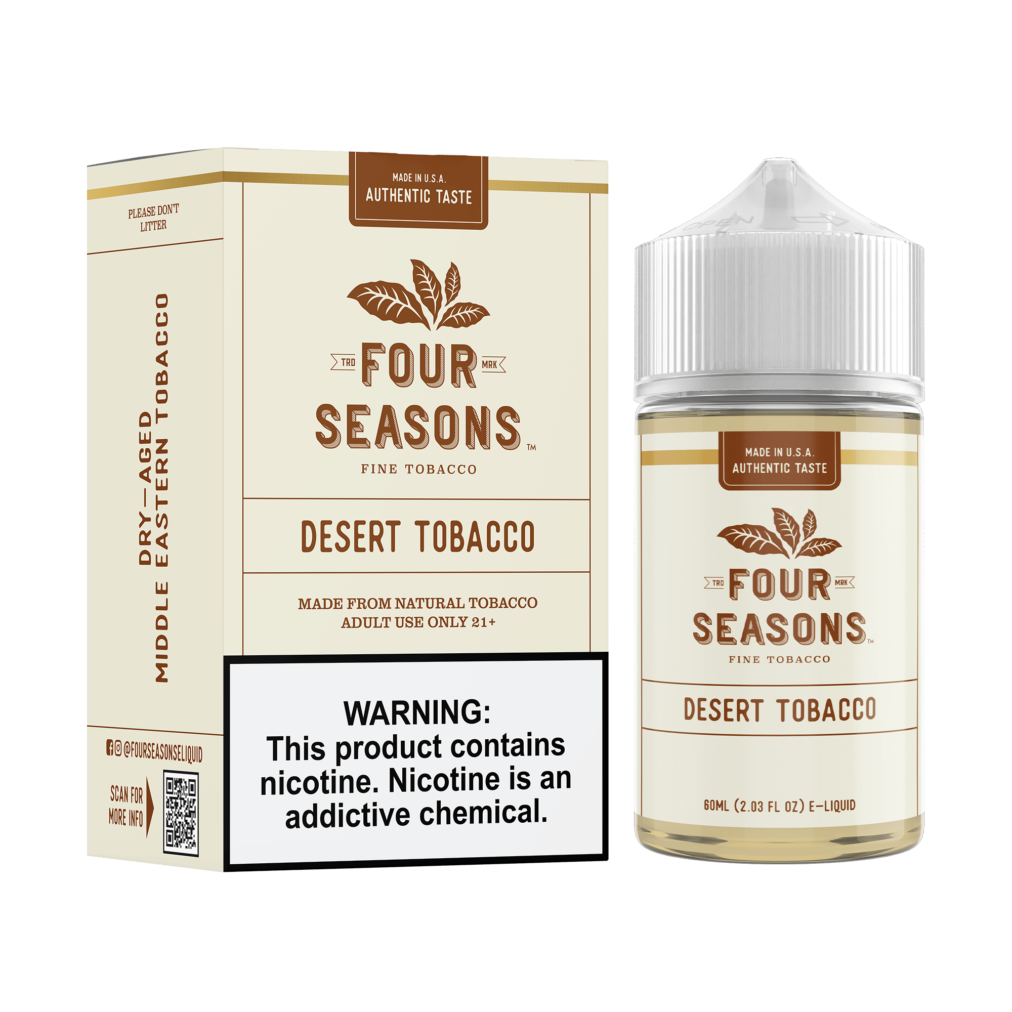 Four Seasons - 60mL — Desert Tobacco