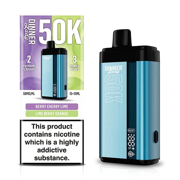 Dinner Lady 50K Puff Disposable — Berry Cherry Lime x Lime Berry Orange