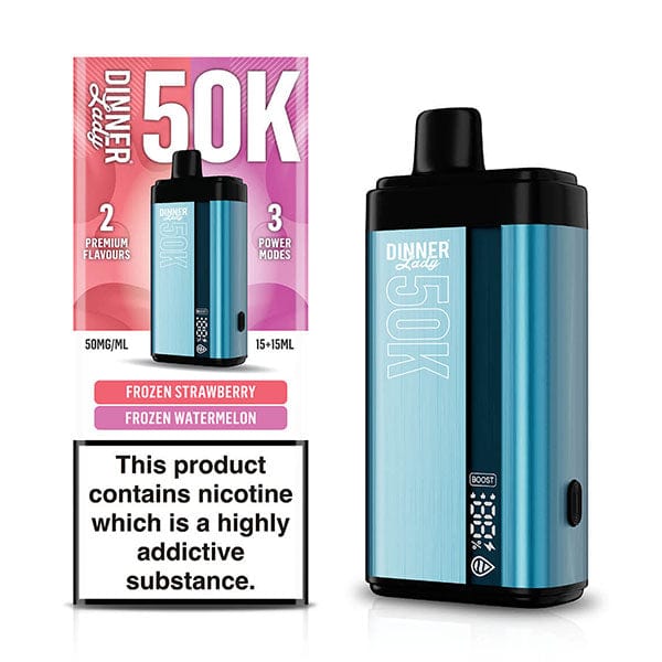 Dinner Lady 50K Puff Disposable — FROZEN Strawberry x FROZEN Watermelon