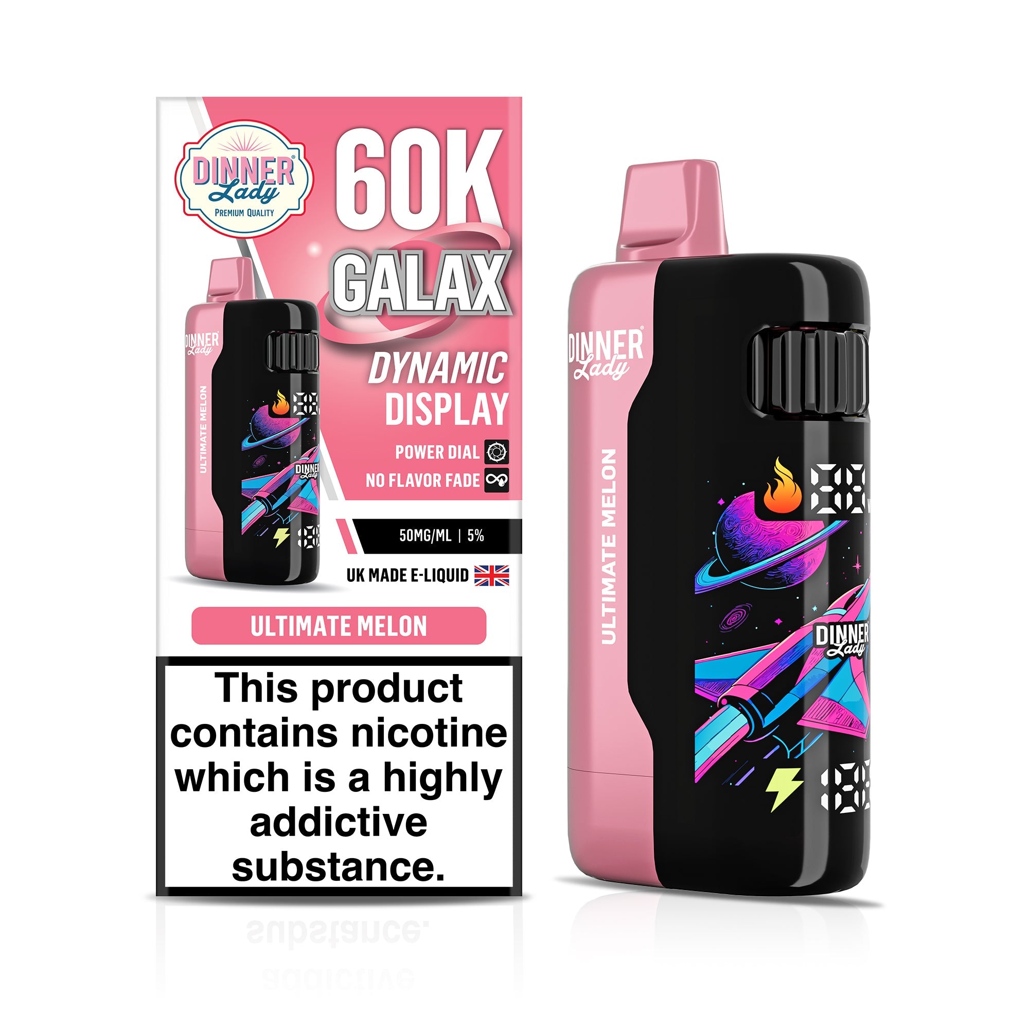 Dinner Lady Galax 60K Disposable — Ultimate Melon