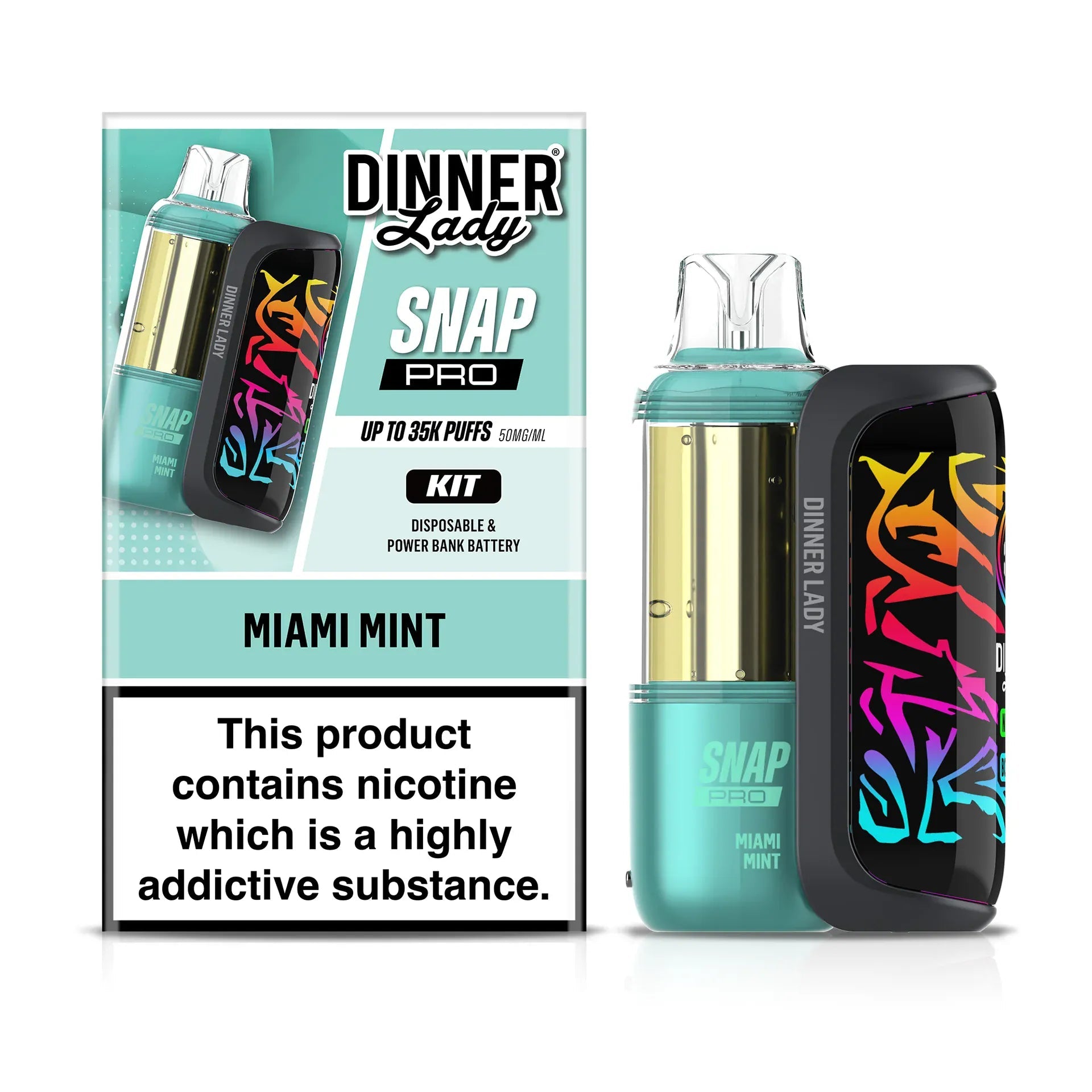 Dinner Lady Snap Pro 35K Disposable Kit — Miami Mint