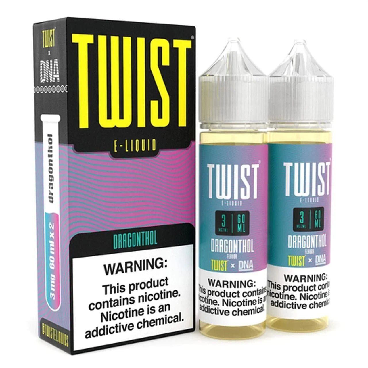 Twist E-Liquids - 120ml (60ml 2-Pack) — Dragonthol