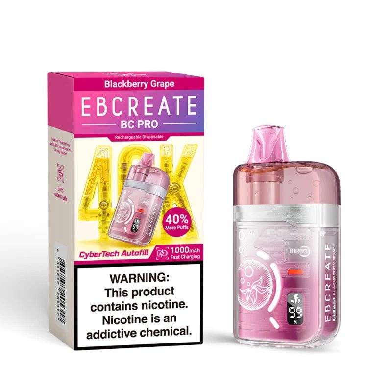 EBCREATE BC PRO 2026 | 40K Disposable — Blackberry Grape