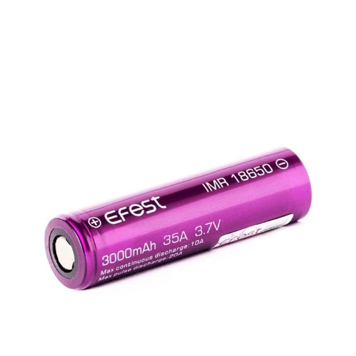 Efest 18650 3000mAh 35A IMR Flat Top Rechargeable Battery — Single Battery