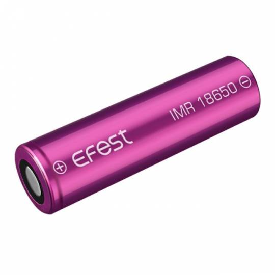 Efest 18650 3500mAh 20A IMR Flat Top Rechargeable Battery — Single Battery