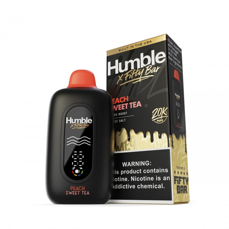 Fifty Bar 20K Disposable — Peach Sweet Tea (Humble X Fifty Bar)