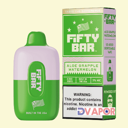 Fifty Bar 6500 Disposable — Aloe Grapple Watermelon