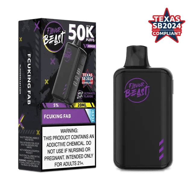 Flavor Beast XBM50 50K Disposable — Fcuking Fab ICED
